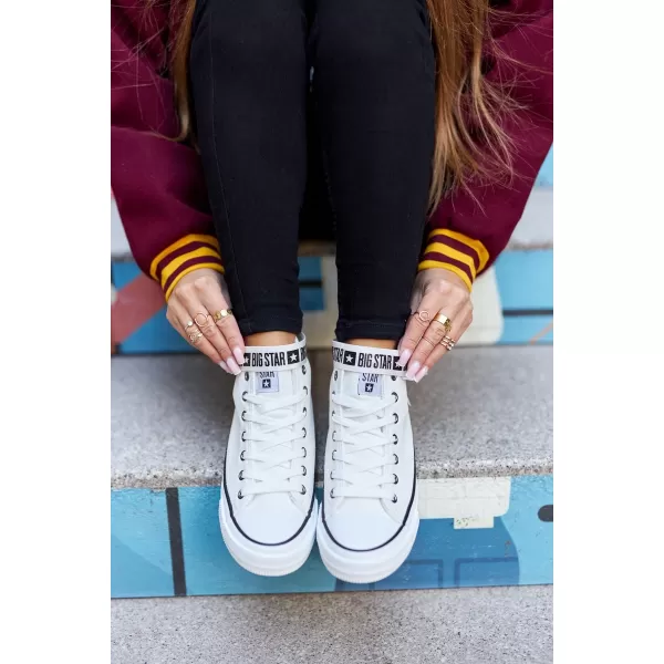  Adidași de damă BIG STAR GG274027 WHITE Pantofi Big Star 
