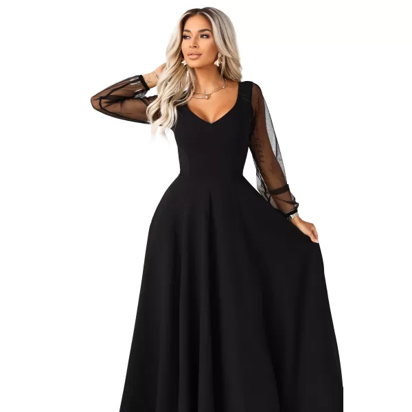 Rochie NUMOCO 640-2 NEGRU 