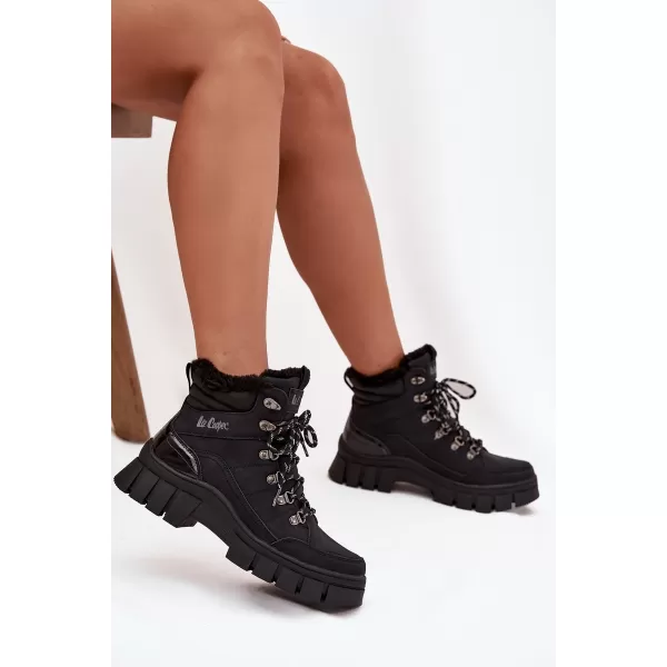  Cizme de iarna dama LEE COOPER LCJ-25-31-3911 NEGRU 