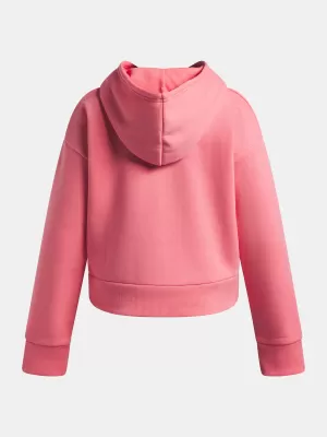 Hanorac pentru fete UNDER ARMOUR UA RIVAL FLEECE HOODIE 1379517-600 ROZ