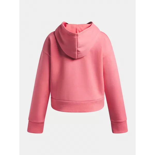 Hanorac pentru fete UNDER ARMOUR UA RIVAL FLEECE HOODIE 1379517-600 ROZ 