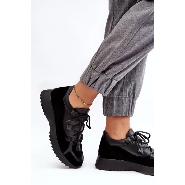  Pantofi de dama ZAZOO M01/2 28256 NEGRU 
