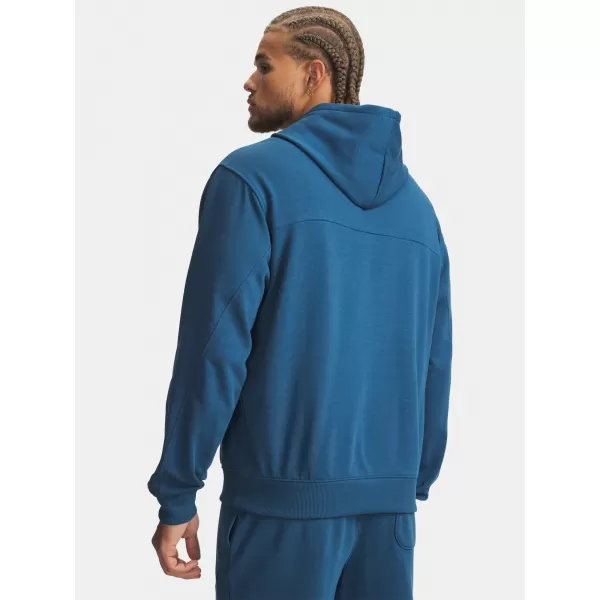  Hanorac pentru bărbați UNDER ARMOUR UA RIVAL LW HOODIE 6012335-498 ALBASTRU 