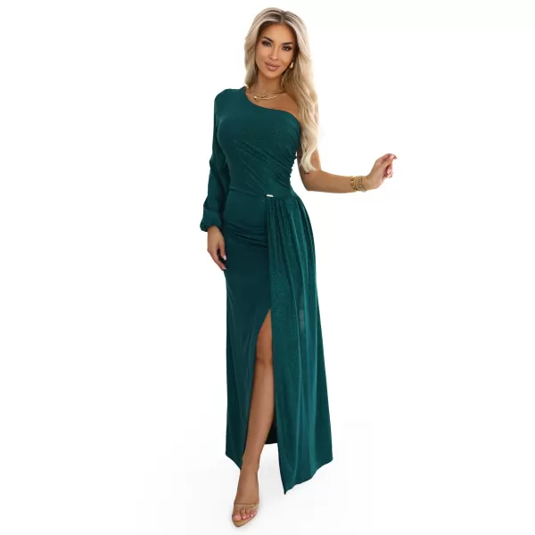  Rochie NUMOCO 658-2 VERDE STICLA 
