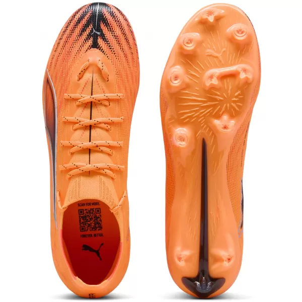  Cizme PUMA ULTRA 6 PRO FG/AG 108551-03 CĂLDURĂ FOC/NEGRU/ROȘU STRĂLUCITOR 