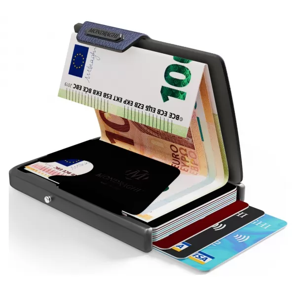  Portofel MONDRAGHI ONE ALBASTRU 