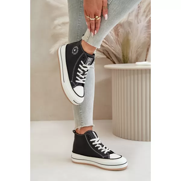  Adidași de damă BIG STAR OO274062 NEGRI Pantofi Big Star 