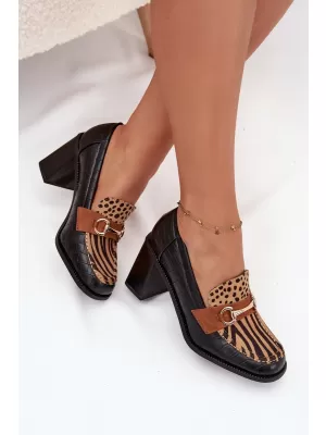Pantofi de dama cu toc BOTO NOVELLA 39308 CĂMILĂ