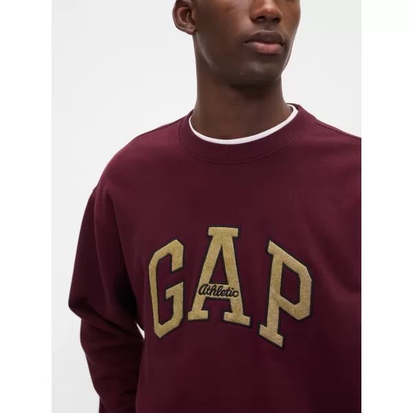  Hanorac pentru bărbați GAP LOGO SWEATSHIRT 821259-02 ROȘU TOSCAN 