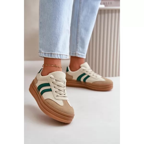  Adidași de damă EVENTO NESONICE BEJ/VERDE 