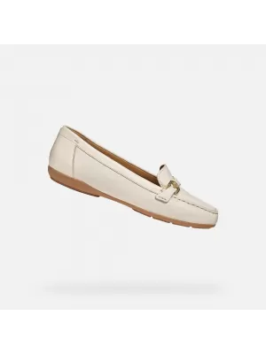 Mocasini de dama GEOX ANNYTAH MOC G012825 CREMOS