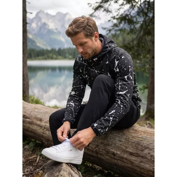  Jachetă softshell premium pentru bărbați ALTISPORT VOJ/ALM034JACK01 NEGRU 