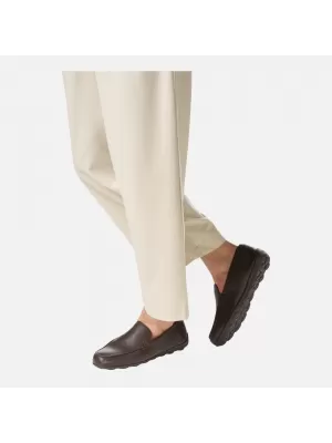 Mocasini pentru bărbați GEOX SPHERICA EC16 G002878 MARO ÎNCHIS
