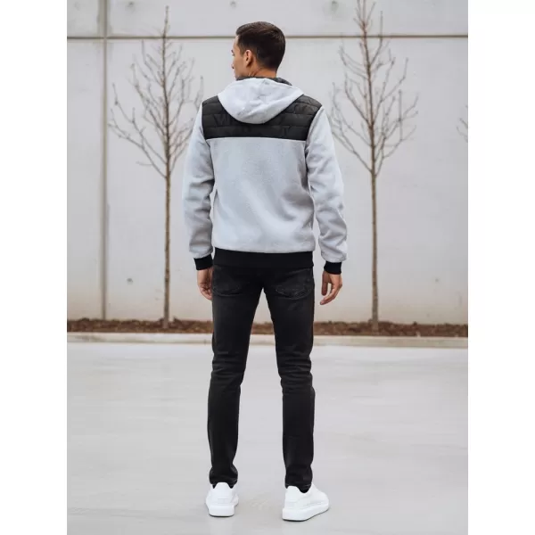  Jachetă pentru bărbați DSTREET TX4393 GRI DESCHIS 