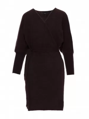 Rochie MOE M631 CIOCOLATĂ