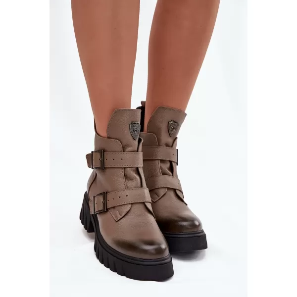  Pantofi de dama ZAZOO 60482 BEJ 