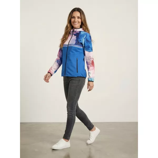  Jachetă softshell premium pentru femei ALTISPORT VOJ/ALW117JACK01 ALBASTRU/ROZ 