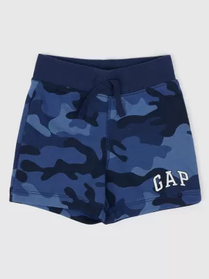 Pantaloni scurți pentru copii GAP LOGO SWEATSHORTS 840846-00 CAMO ALBASTRU