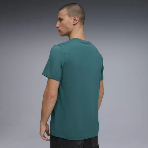  Tricou pentru bărbați PUMA GRAPHIC TEE 691775_41 GHEAȚĂ DE SMARALD 