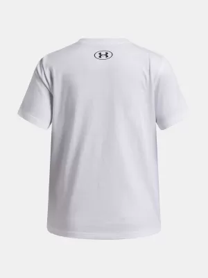 Tricou fetita UNDER ARMOUR UA G STAR LOGO LOCKERTAG SS 6009718-100 ALB