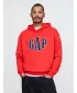 Hanorac pentru bărbați GAP LOGO PULLOVER HOODIE 744728-02 SOS DE ROSII