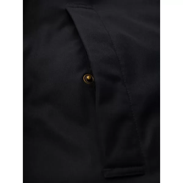  Parka pentru bărbați OMBRE OM-JAPJ-0287 NEGRU 