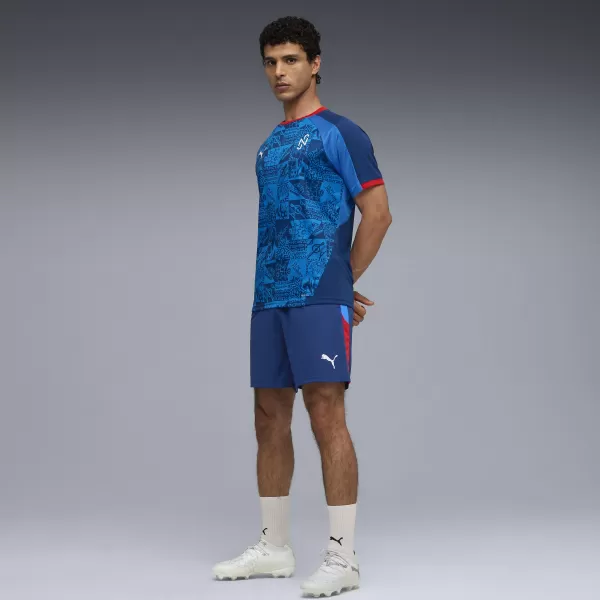  Pantaloni scurți pentru bărbați PUMA NEYMAR JR PLAYMAKER TRGSHORT 660316-10 BLAZING BLUE/ BLAZING BLUE/PUMA WHITE/ULTRA 
