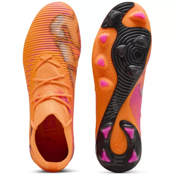  Cizme PUMA FUTURE 8 MATCH FG/AG 108593-03 HEAT FIRE/ CĂLDURĂ FOC/PUMA NEGRU/RAVISH 