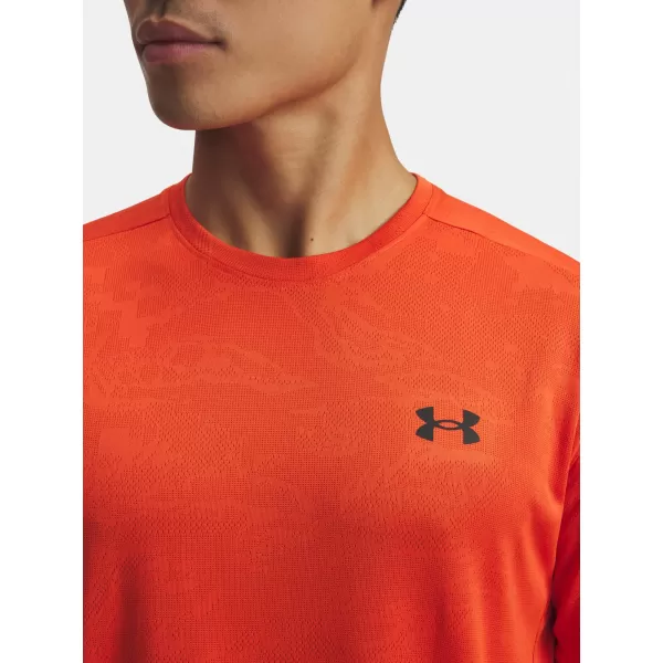  Tricou pentru bărbați UNDER ARMOUR UA TECH VENT JACQUARD SS 1377052-844 PORTOCALE 
