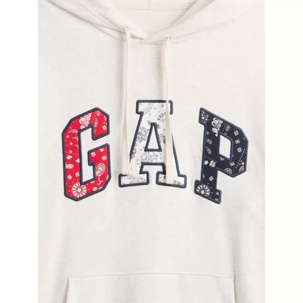  Hanorac pentru bărbați GAP LOGO PULLOVER HOODIE 767818-00 ERICA GRI PAL 