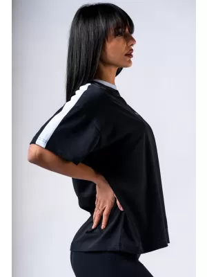 Tricou relaxat POWER 894 BLACK Nebbia