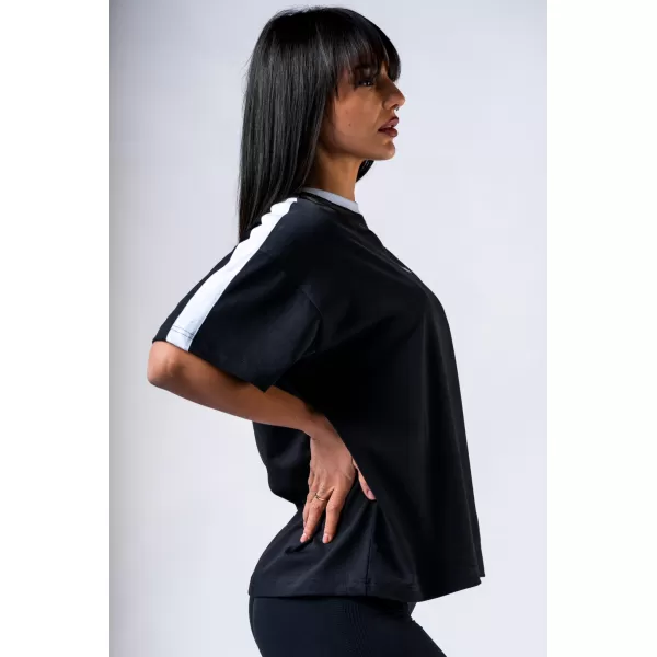  Tricou relaxat POWER 894 BLACK Nebbia 