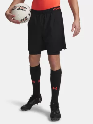 Pantaloni scurți pentru bărbați UNDER ARMOUR VANISH WOVEN 2IN1 STS 1373764-008 NEGRU