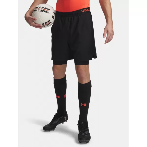  Pantaloni scurți pentru bărbați UNDER ARMOUR VANISH WOVEN 2IN1 STS 1373764-008 NEGRU 