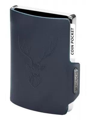 Portofel MONDRAGHI Silhouette Classic Deer ALBASTRU