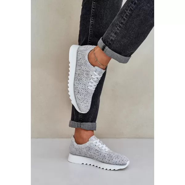  Pantofi de dama D&A LR51-635 ARGINT 