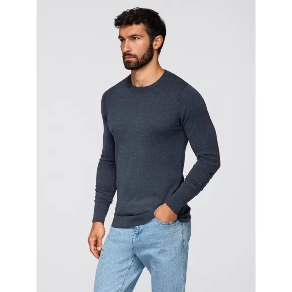 Pulover pentru bărbați OMBRE OM-SWBS-0106 BLEUMARIN MELANGE 