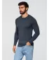 Pulover pentru bărbați OMBRE OM-SWBS-0106 BLEUMARIN MELANGE