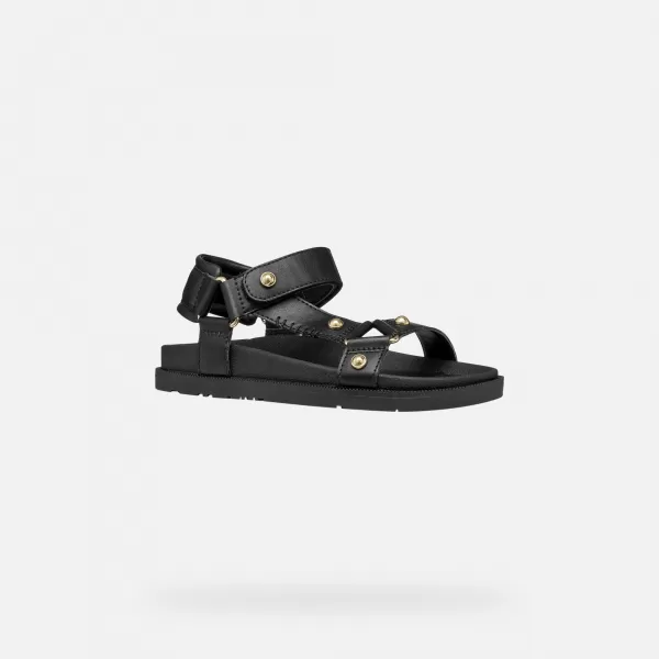  Sandale pentru fete GEOX SANDAL FOAMMENTERA J65P0D000BCC9999 NEGRU 