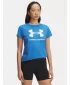 Tricou pentru femei UNDER ARMOUR UA LOGO SS 1356305-402 ALBASTRU