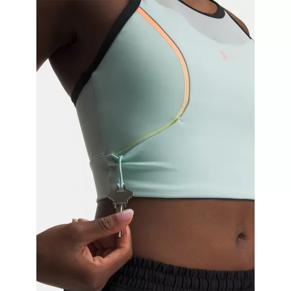  Maieu de damă UNDER ARMOUR UA VELOCITI ELITE CROP TANK 6009499-703 VERDE 