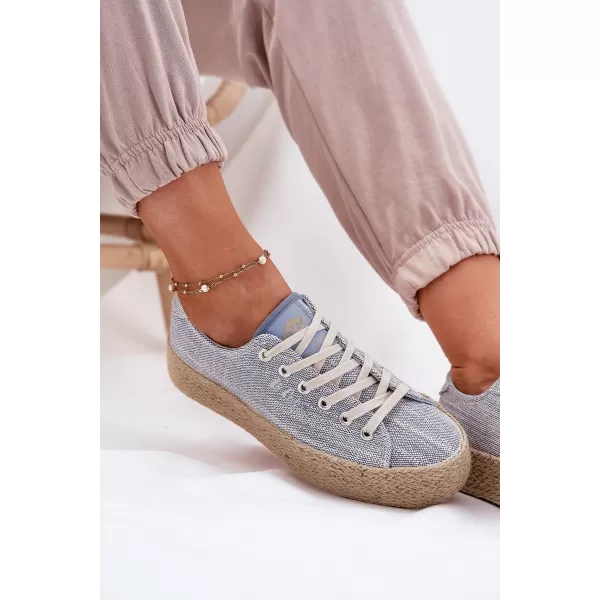  Adidași de damă LEE COOPER LCW-25-02-3284 ALBASTRU DESCHIS 