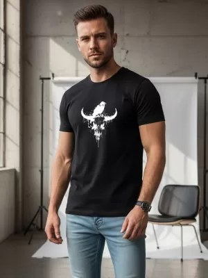 Tricou pentru bărbați DSTREET NX060R NEGRU