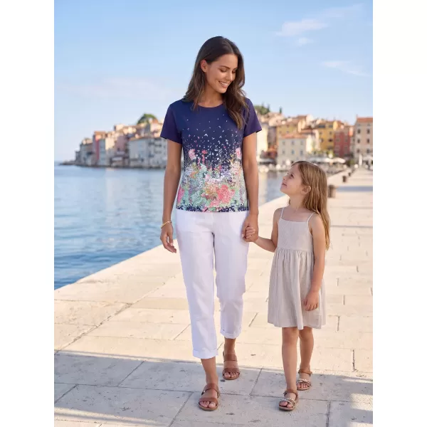 Tricou pentru femei ALTISPORT HELINA ALBASTRU ÎNCHIS 