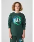 Hanorac pentru copii GAP LOGO SWEATSHIRT 406762-01 MOORES GREEN