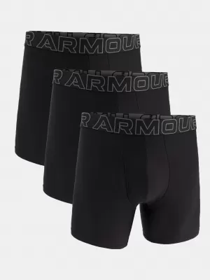 Pantaloni scurți pentru bărbați UNDER ARMOUR M PERF TECH 6IN 1383878-001 NEGRU