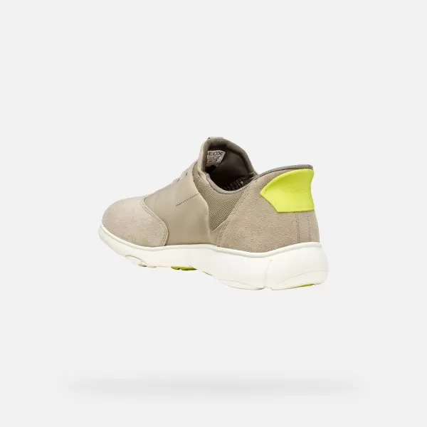  Adidași pentru bărbați GEOX NEBULA 2.0 PLUS G014413 BEJ 