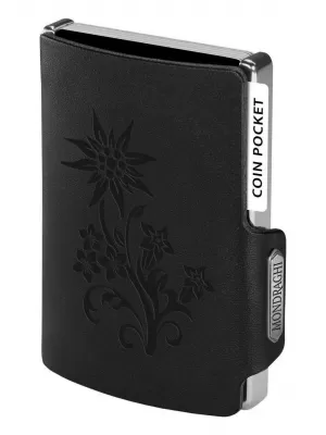 Portofel MONDRAGHI Silhouette Edelweiss NEGRU