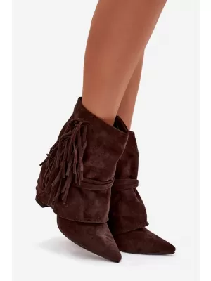 Pantofi de dama cu toc BOTO EVELISSE 40511 MARO