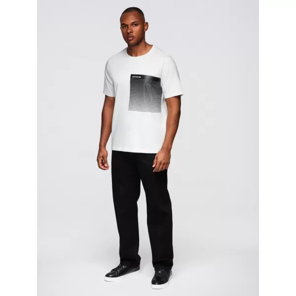  Tricou pentru bărbați OMBRE OM-TSPT-0246 ALB 